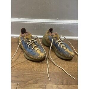 Yeezy Boost 380 Blue Oat Yellow Athleisure Sneakers Unisex Youth Sz 4 EUR 36